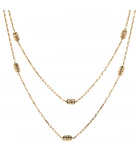 Bulgari Parentesi gold necklace