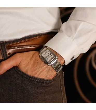 Cartier Tank Française Chronoreflex watch