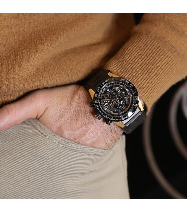 Tag Heuer Carrera Calibre 1 gold and titanium watch