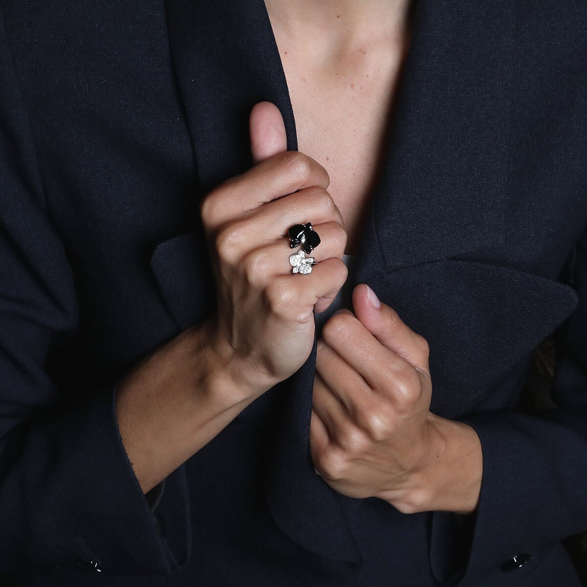 Bague orchidée sales