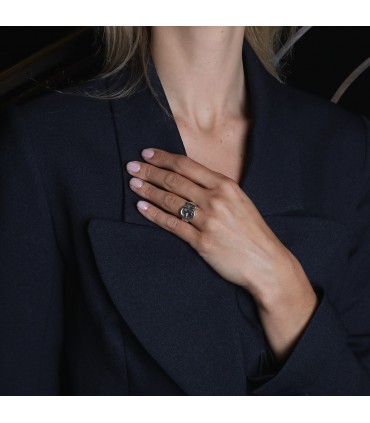 Hermès silver ring