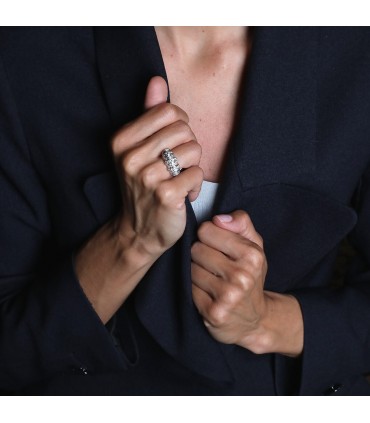 Diamonds and gold ring