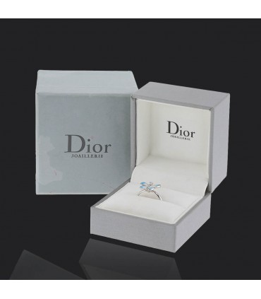 Dior Diorette diamond, enamel and gold ring