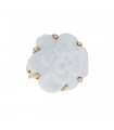 Chanel Camélia agate and gold ring