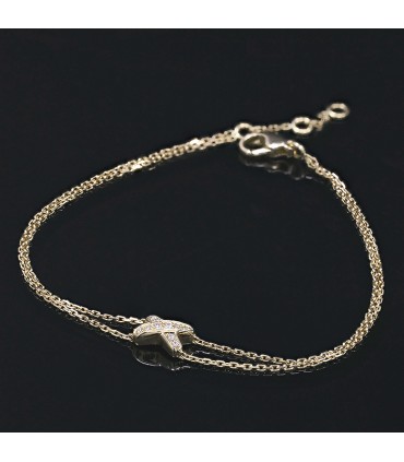 Chaumet Liens diamonds and gold bracelet