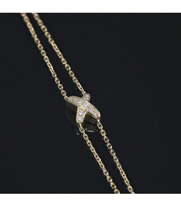 Chaumet Liens diamonds and gold bracelet