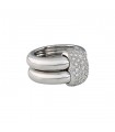 Chaumet Double Anneau Duo diamonds and gold ring