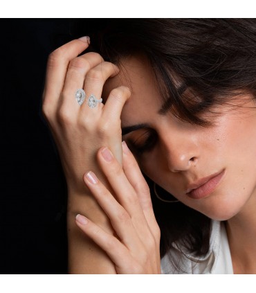 Chaumet Rondes de Nuit Toi & Moi diamonds and gold ring