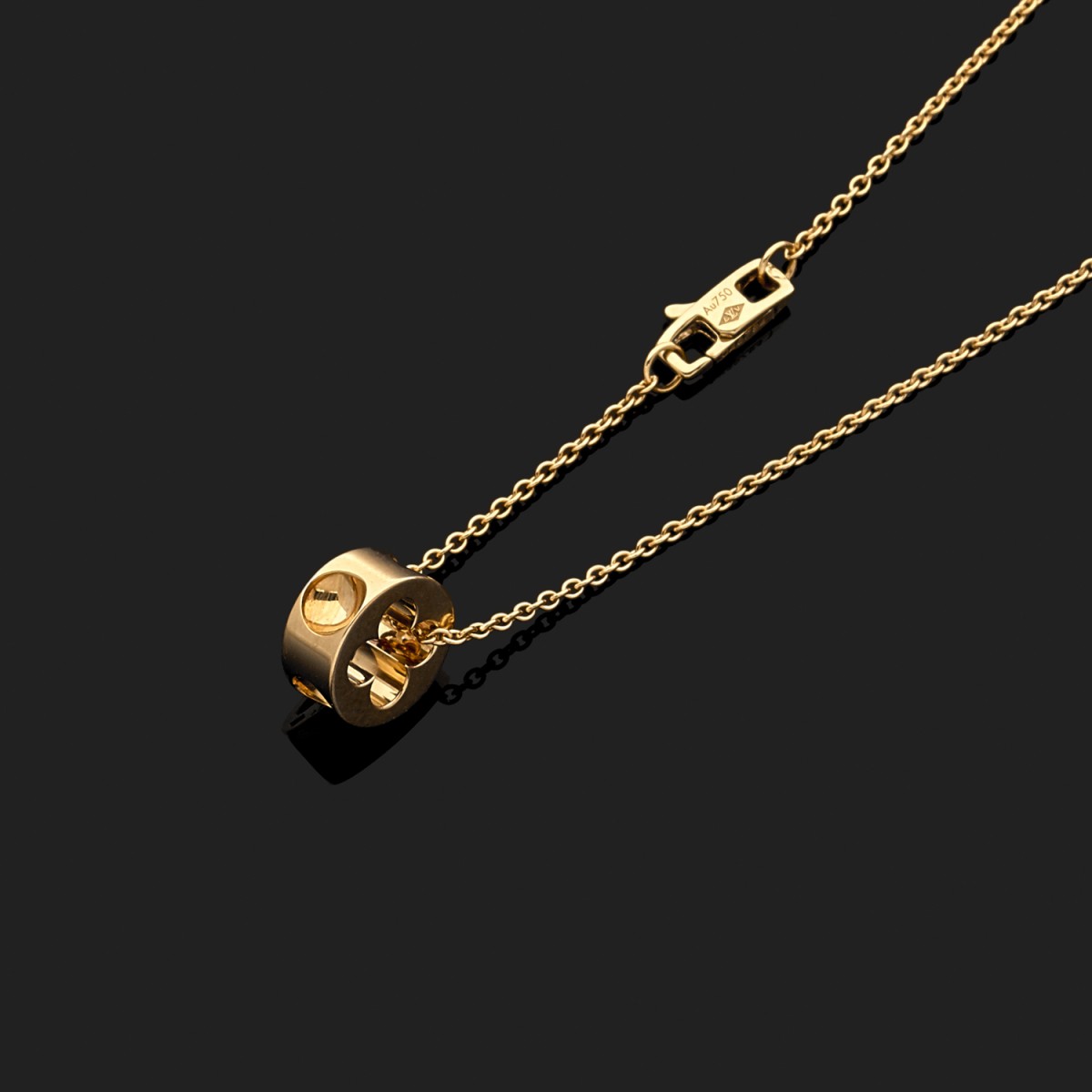 Louis Vuitton Empreinte 18k Rose Gold Pendant