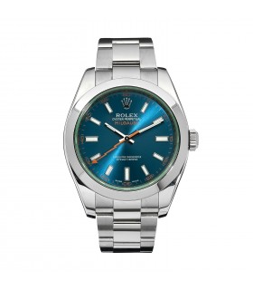 Montre Rolex Oyster Perpetual Milgauss Bleu Z