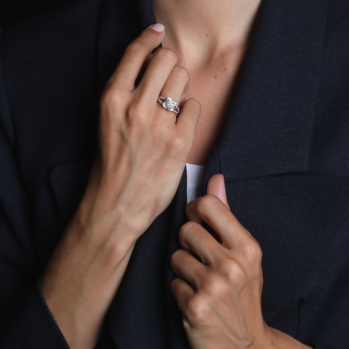 Mauboussin Chance of Love N 10 diamonds and gold ring