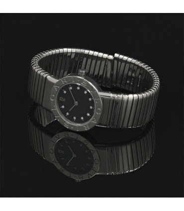 Bulgari Tubogas stainless steel watch