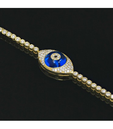 Bracelet ligne diamants
