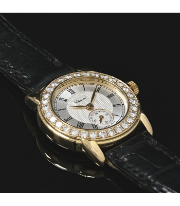 Chopard diamonds and gold watch