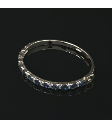 Diamonds, sapphires and gold bracelet