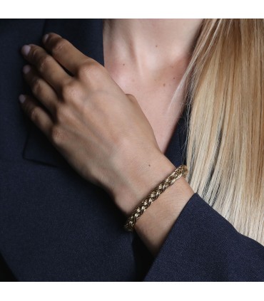 Caplain Paris sapphire and gold bracelet