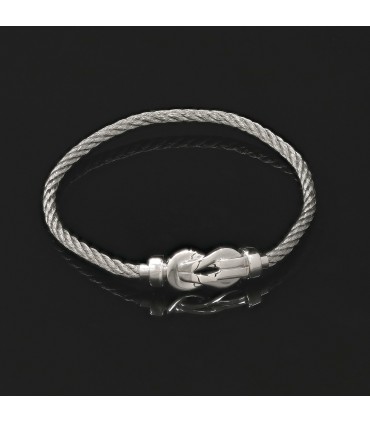 Fred Chance Infinie stainless steel and gold bracelet
