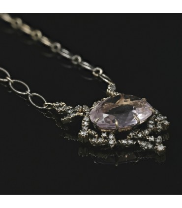 H. Stern Nature diamonds, amethyst and gold necklace