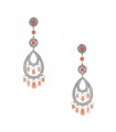 Boucheron Cinna Pampilles coral, diamonds and gold earrings