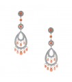 Boucheron Cinna Pampilles coral, diamonds and gold earrings