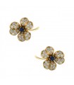 Fred diamonds, sapphires and gold earrings