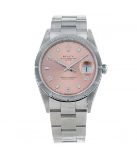 Rolex Date stainless steel watch