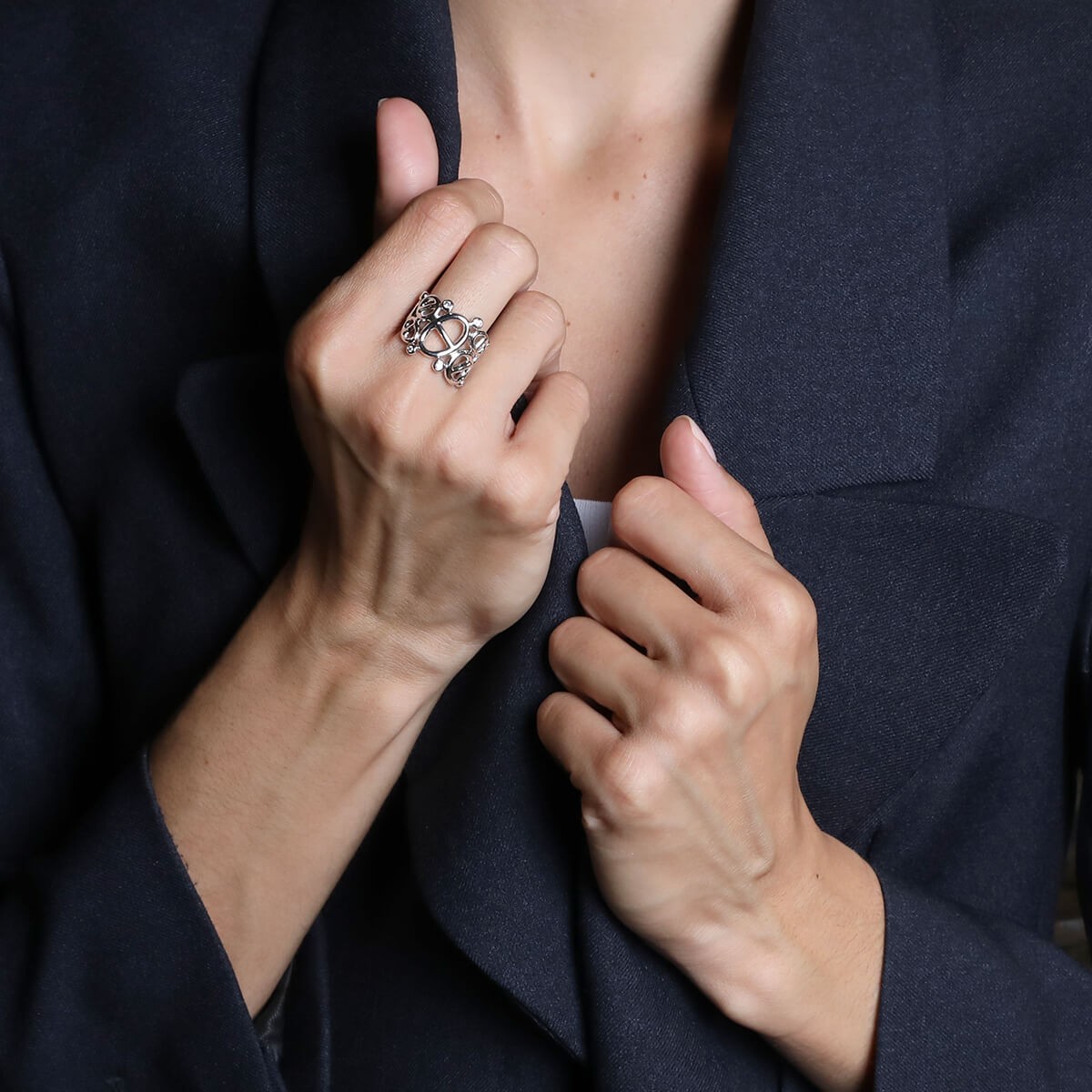Bague Hermes Chaine d Ancre