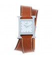 Hermès Heure H stainless steel watch