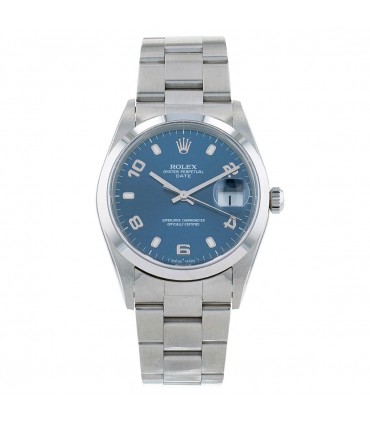 Rolex Date stainless steel watch