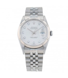 Rolex DateJust stainless steel and gold watch