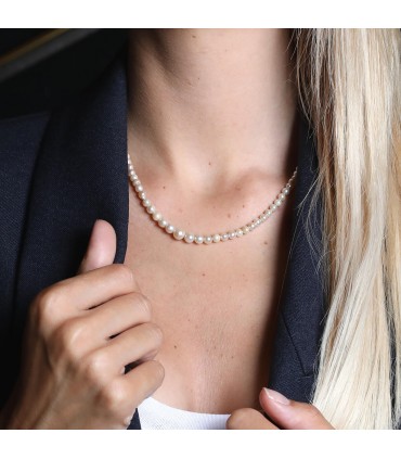Collier perles de culture