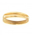 7 gold bracelets