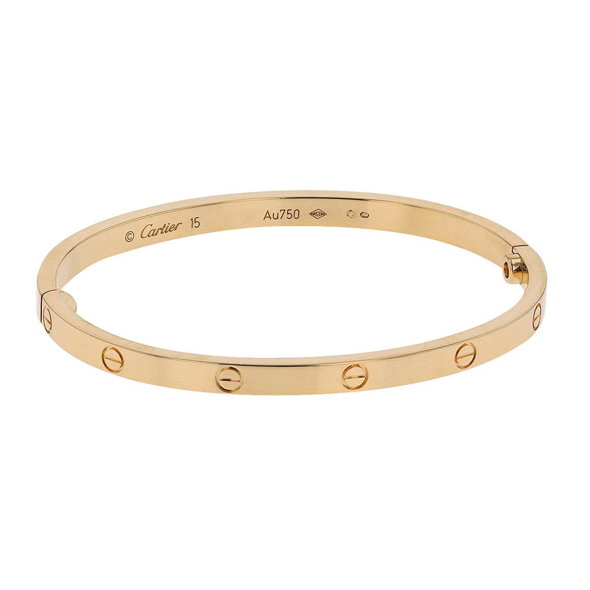 Solid 18k yellow gold, Cartier love bracelet Size 15-21cm Still in stock!  Gold weight about 30-32g | Cartier love bracelet, Bracelet sizes, Fashion  watches