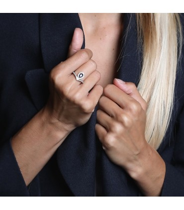 Chaumet Joséphine Aigrette diamonds, amethyst and gold ring