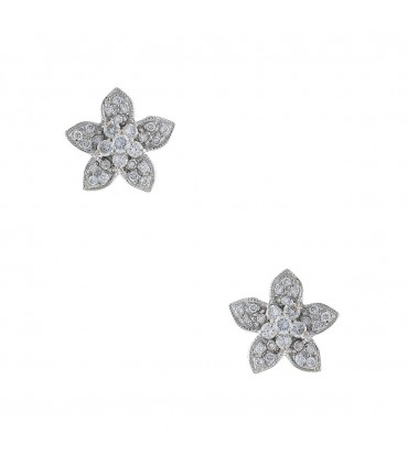 Boucles d’oreilles or et diamants