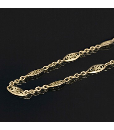 Collier or filigrane
