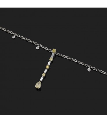 Picchiotti Yellow diamonds and gold necklace