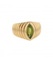 A & A Turner gold and peridot ring