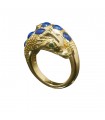 Bague or et lapis lazuli