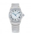 Cartier Santos ronde stainless steel watch