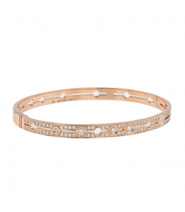 Dinh Van Pulse diamonds and gold bracelet