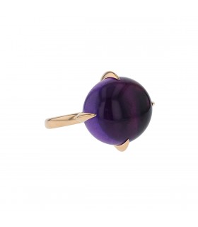 Pomellato Veleno amethyst and gold ring