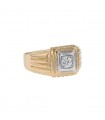 Diamonds and gold ring