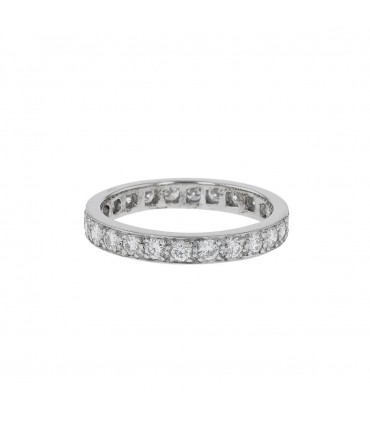 Bague platine et diamants