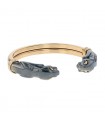 Cartier Panthère gold and silver bracelet