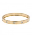 Diamonds and gold bracelet