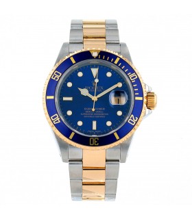 Rolex Submariner gold and stainless steel watch