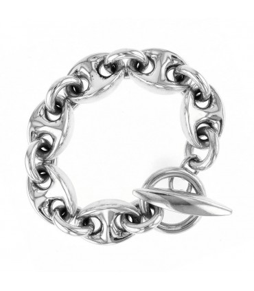 Hermès Neptune silver bracelet