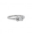 Cartier Ballerine diamonds and platinum ring