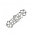 Broche platine et diamants